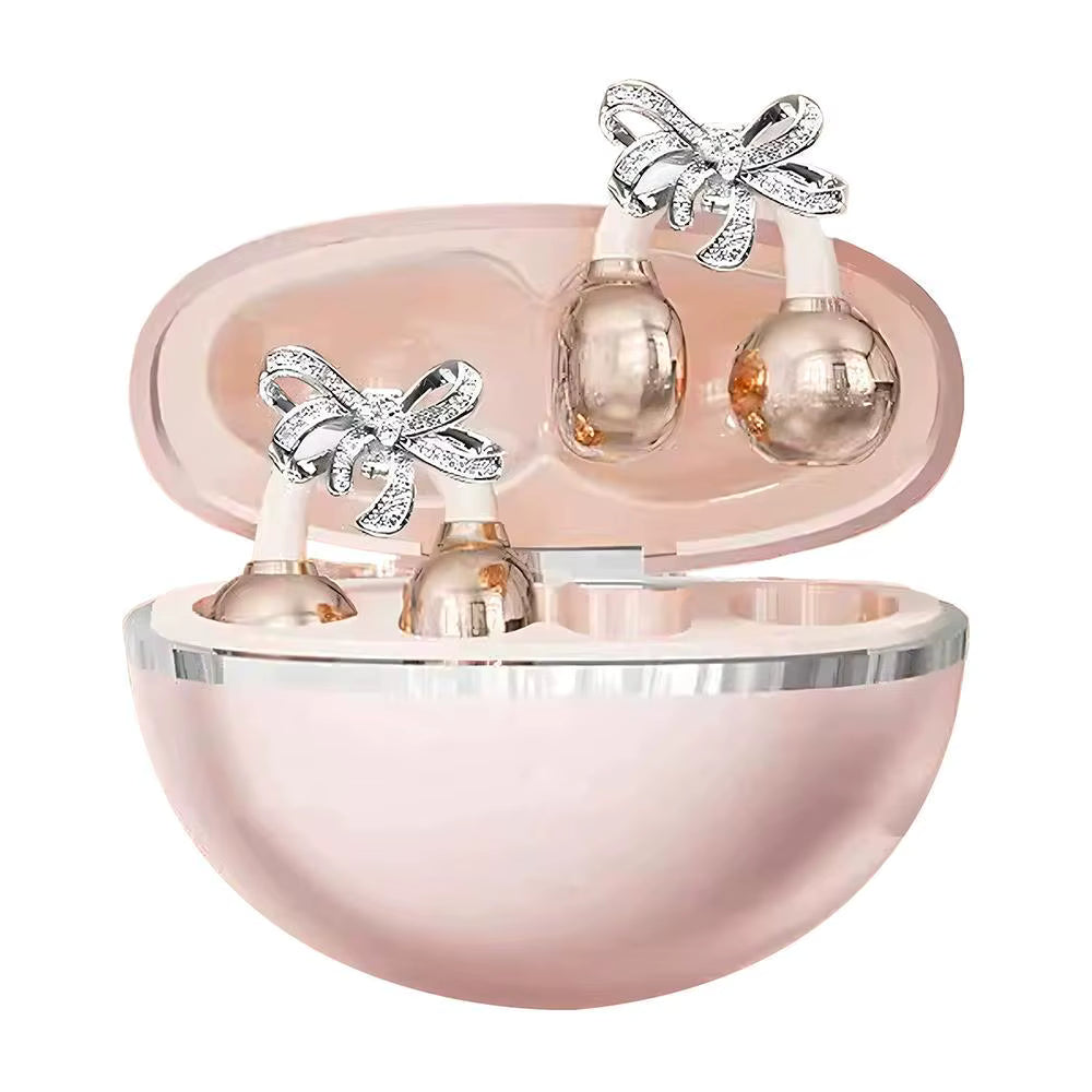 Auriculares inalámbricos Bluetooth con aretes de lazo de cristal desmontables